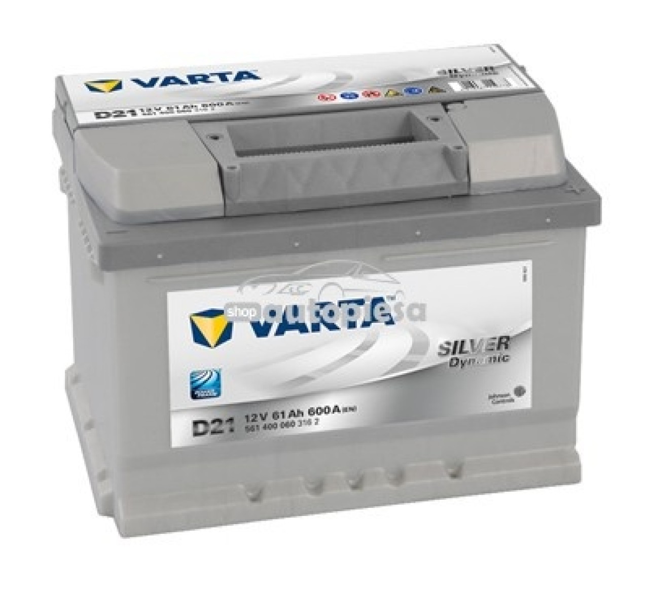 Acumulator baterie auto VARTA Silver Dynamic 61 Ah 600A 5614000603162 piesa NOUA