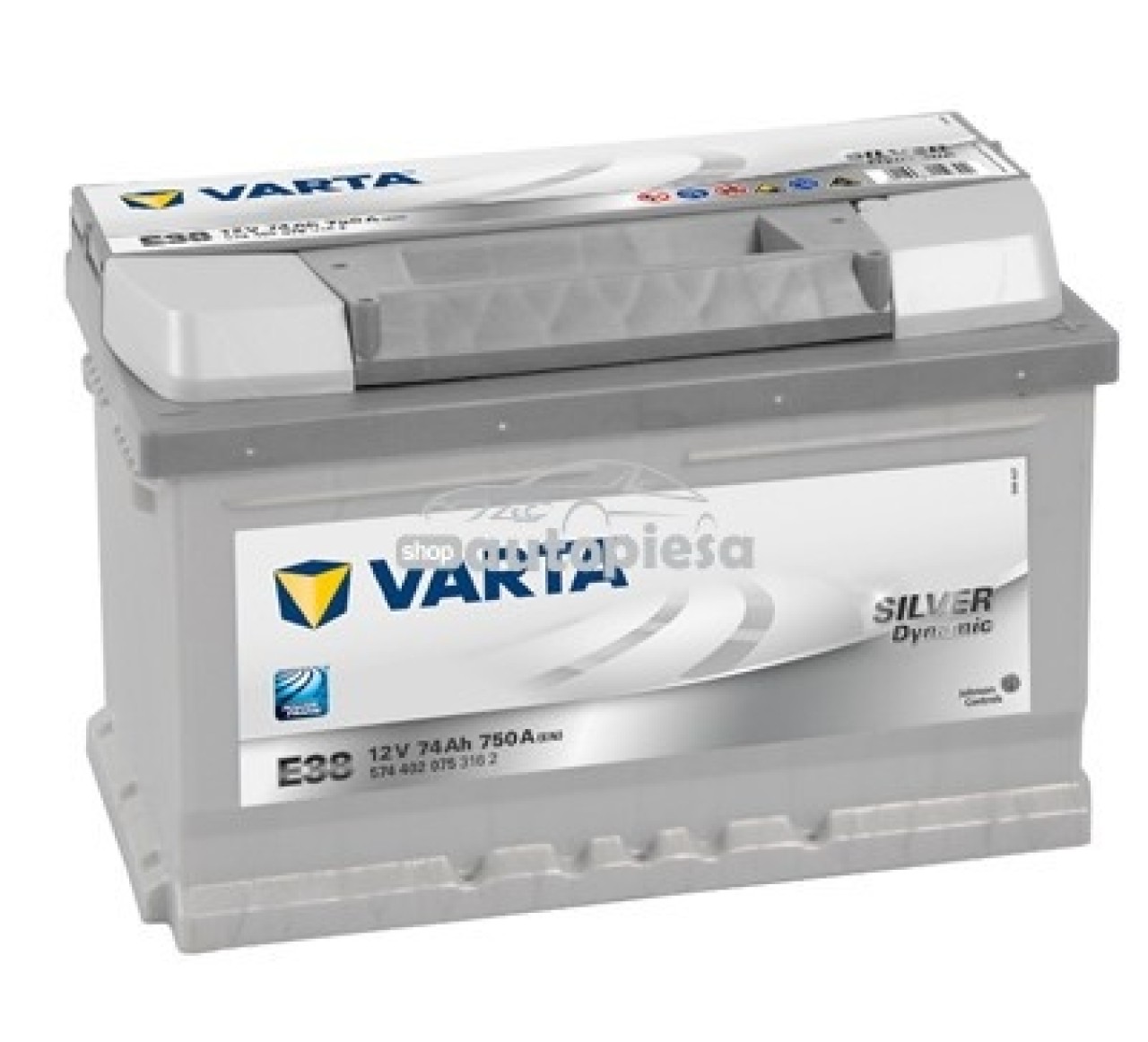 Acumulator baterie auto VARTA Silver Dynamic 74 Ah 750A 5744020753162 piesa NOUA