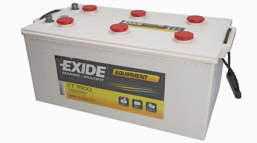 Acumulator EXIDE MARINE MULTIFIT EQUIPMENT 12V 230Ah 1100A 1600 Wh (eficient 20h) acumulator pentru aplicatii duale