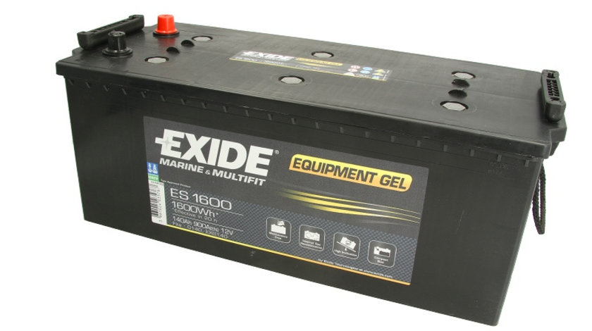 Acumulator EXIDE MARINE MULTIFIT EQUIPMENT GEL 12V 140Ah 900A 1600 Wh (eficient 20h) acumulator pentru aplicatii duale