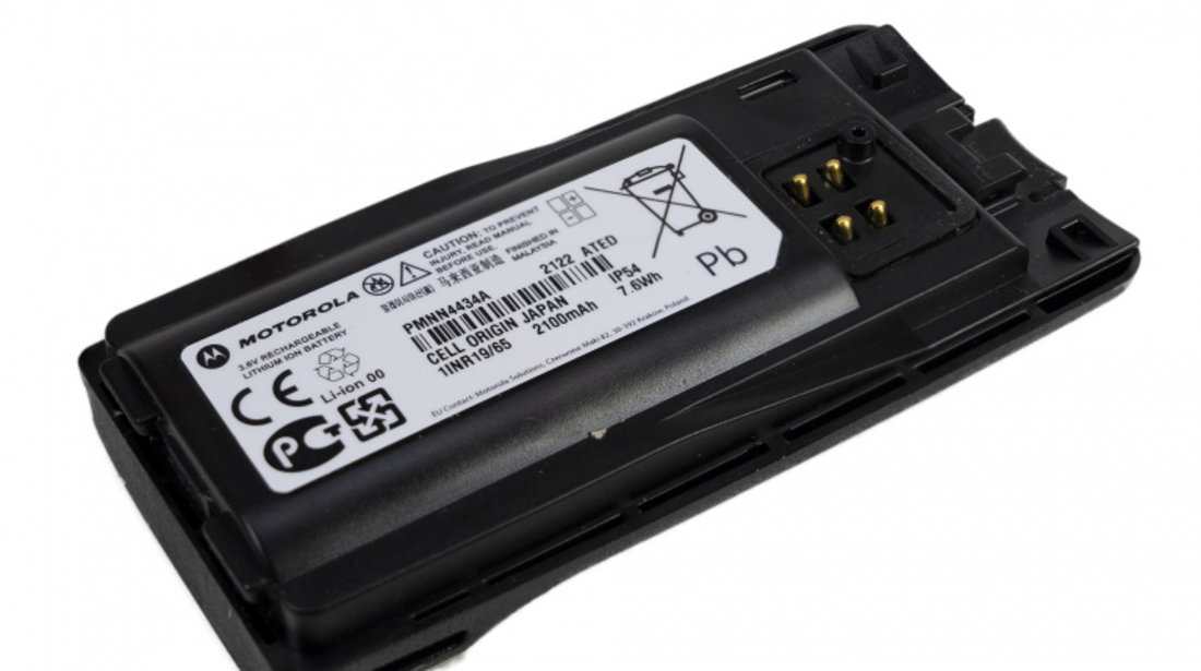 Acumulator Motorola PMNN4434A Li-Ion 2100 mAh, 3.7V, 7.8Wh pentru statii Motorola PMNN4434A XT225, 420, 460, 660d PNI-BTXT24