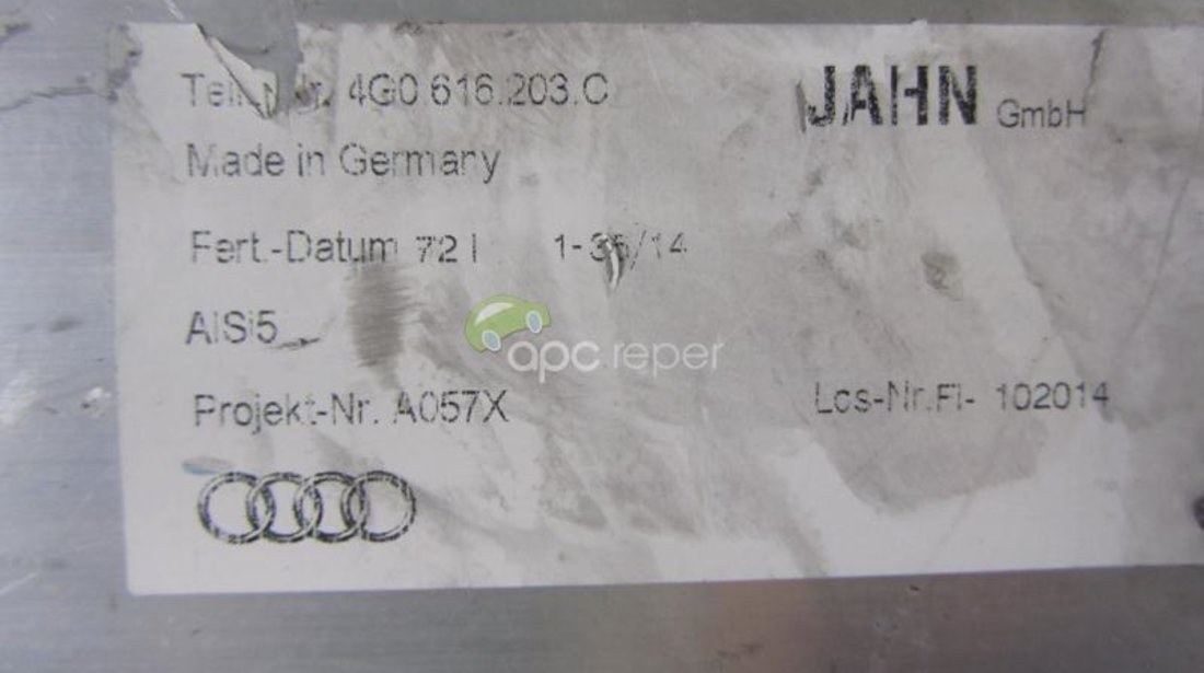 Acumulator Presiune - Audi A7 A6 4G cod 4G0616203C