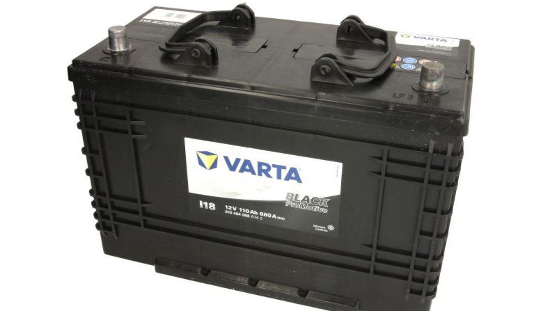 Acumulator VARTA 12V 110Ah/680A PROMOTIVE BLACK (R+ Borna Standard) 347 B01 cod intern: BC1122A