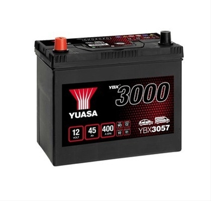 Acumulator Yuasa 3000 Asia 12v 45ah 400a 238x129x225 +stanga Toyota YBX3057