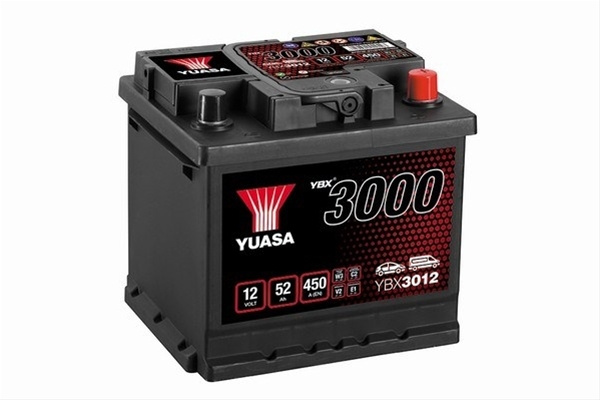 Acumulator Yuasa 3000 Asia 12v 52ah 450a 207x175x190 +dr Audi YBX3012