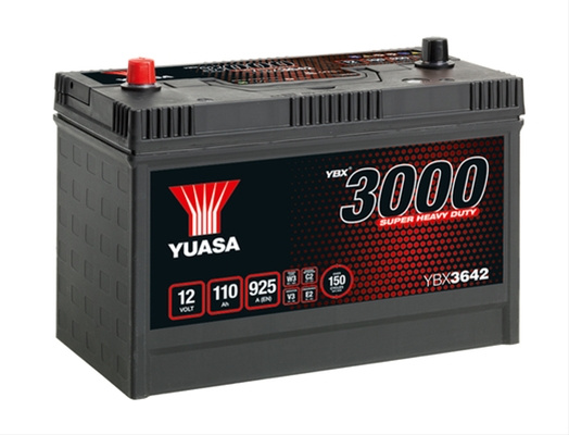 Acumulator Yuasa 3000 Super Hd Usa 12v 110ah 925a 329x173x240 9 Case Ih YBX3642