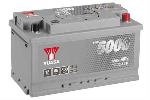 Acumulator Yuasa 5000 Silver 12v 85ah 800a 315x175x175 +dr Vw YBX5110