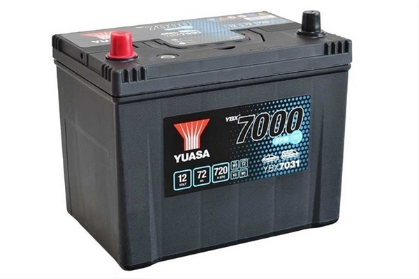 Acumulator Yuasa 7000 Asia 12v 72ah 720a 260x173x225 +stanga Toyota YBX7031