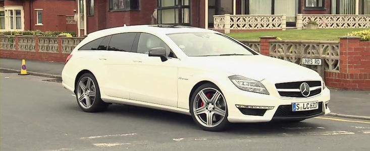 Adam Scott si David Coulthard fac cunostinta cu noul Mercedes CLS63 AMG Shooting Brake