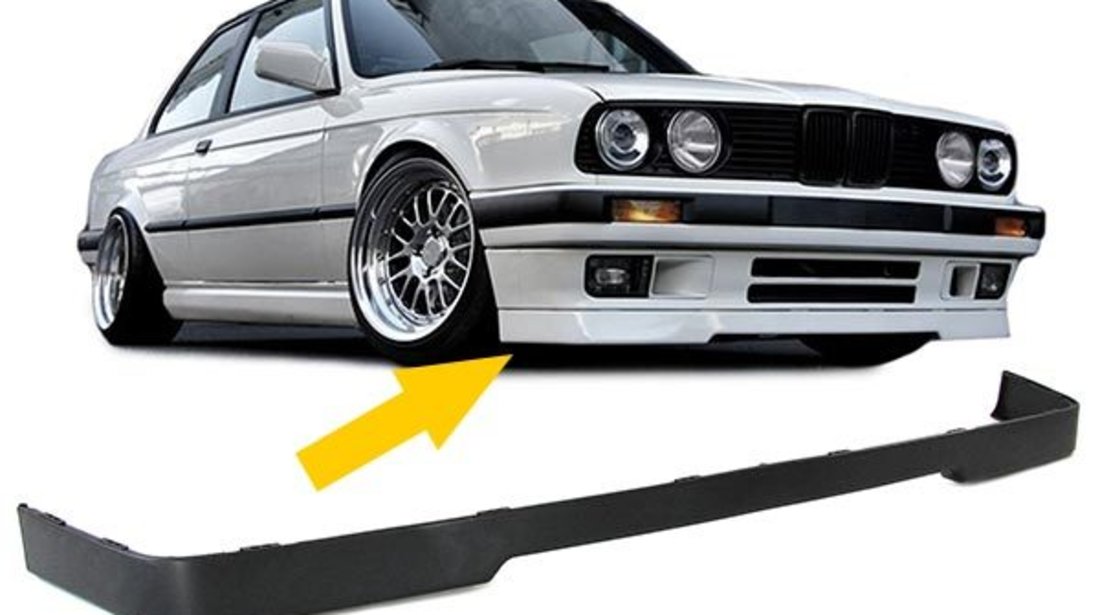 Adaos bara fata BMW E30 ( Lipp model IS) plastic ABS Negru