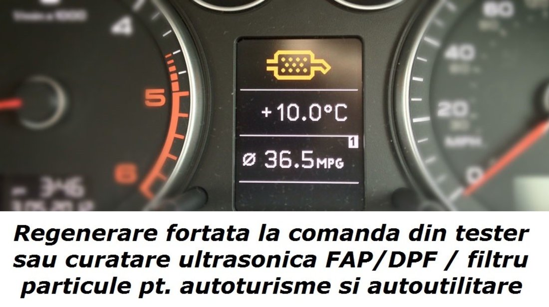 Adaptare Initializare Resetare filtru de particule DPF / FAP