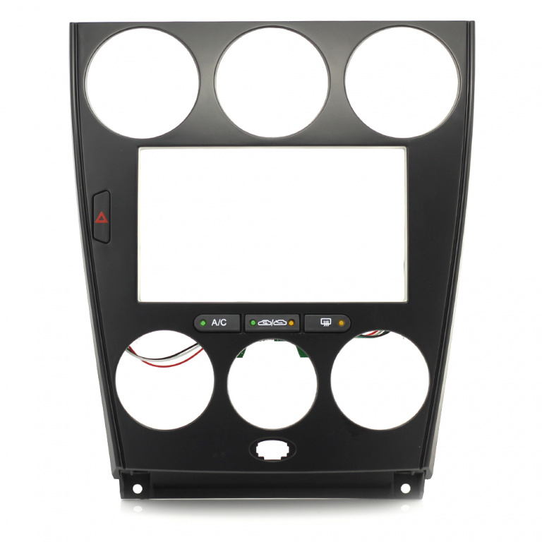 Adaptor 2 DIN MAZDA 6 ( Manual Aer-Condition)2002-2007, Atenza 2002-2007 w/pocket (PCB for Manual Aer-Conditioning) MAZ-03