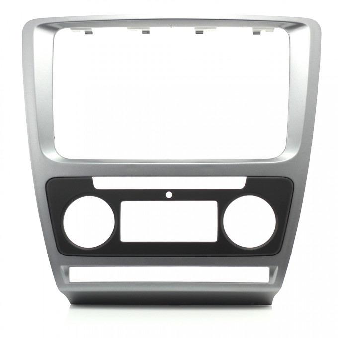 Adaptor 2 Din Skoda Octavia (Auto Aer Conditioning) Grey 2008-2013 SKO-07