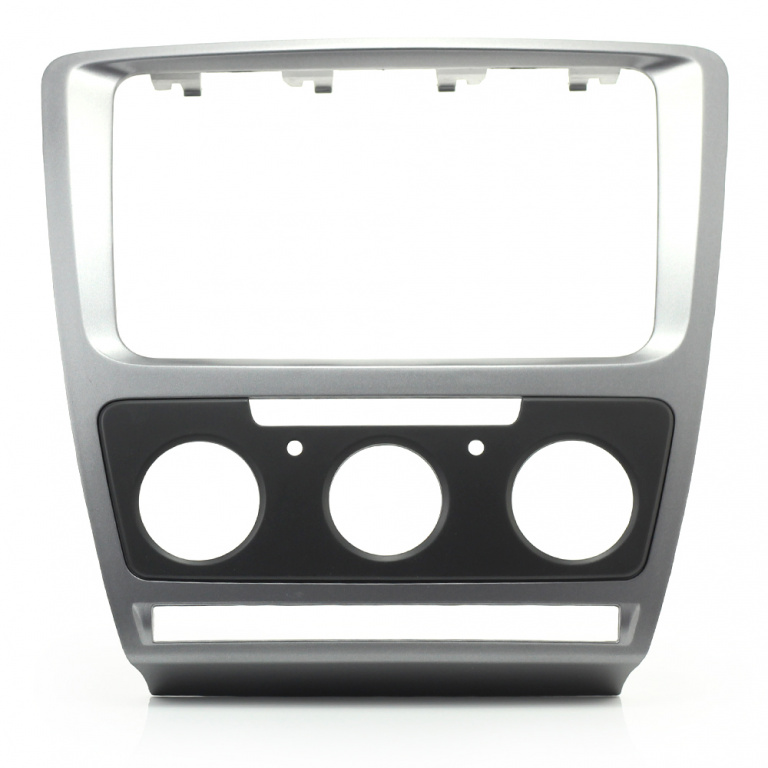 Adaptor 2 DIN SKODA Octavia (Manual Aer-Conditioning) Grey 2008-2013 SKO-03
