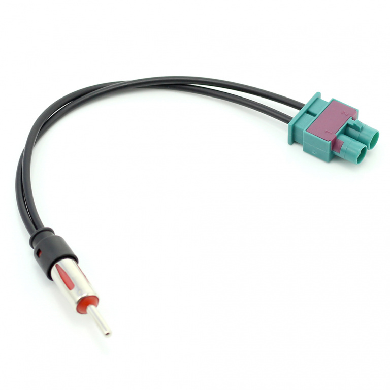 Adaptor Antenă 2 x Facra (Z) → Din (Tată) Audi Seat Skoda Vw 2002 CSA-16A