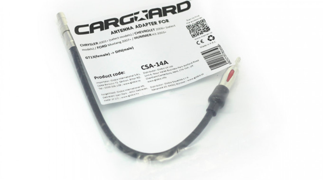 Adaptor Antenă GT13 (Mamă) → Din (Tată) Chrysler 2001 → Anumite Modele Chevrolet 2006 Ford CSA-14A