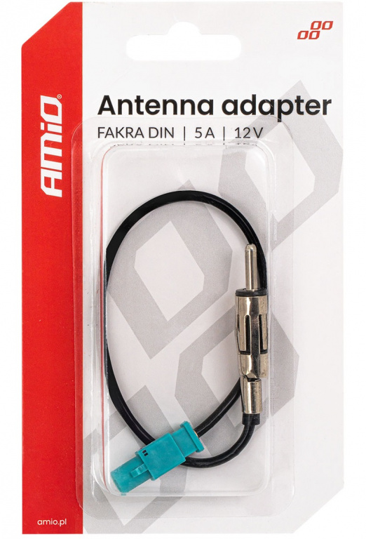 Adaptor Antena Auto Fakra Din Amio 5A 12V 04443