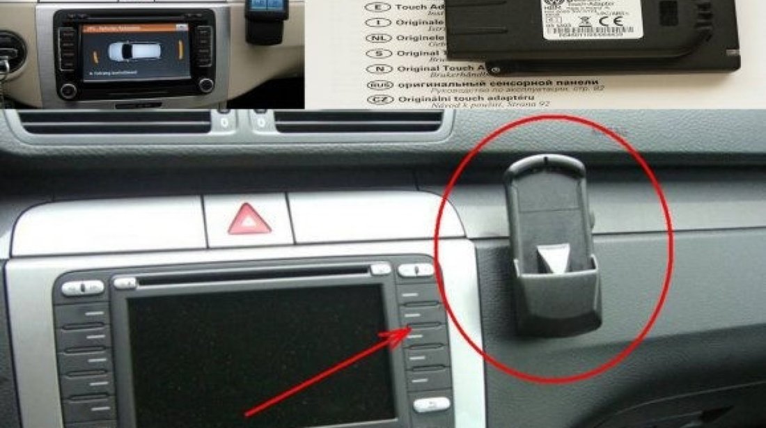 Adaptor BLUETOOTH Original Vw cu Touchscreen 3C0051435TA