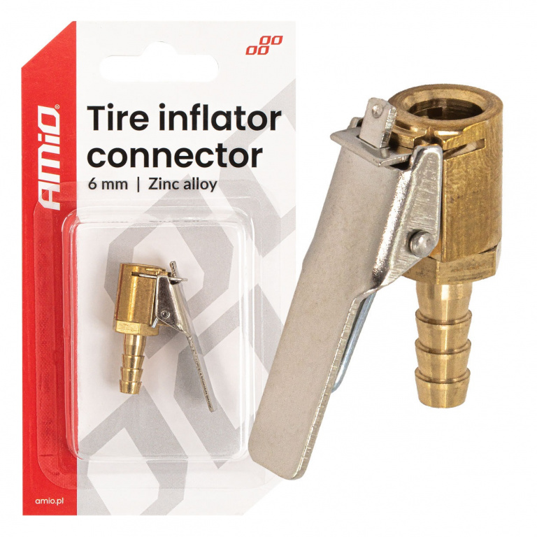 Adaptor Furtun Compresor Pentru Roata Amio 6mm 04493