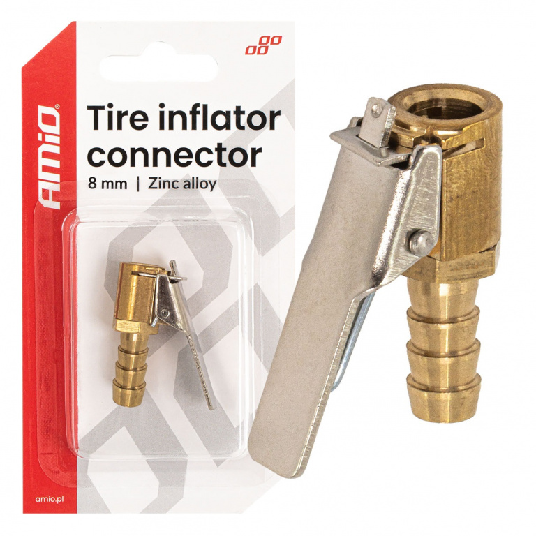 Adaptor Furtun Compresor Pentru Roata Amio 8mm 04494