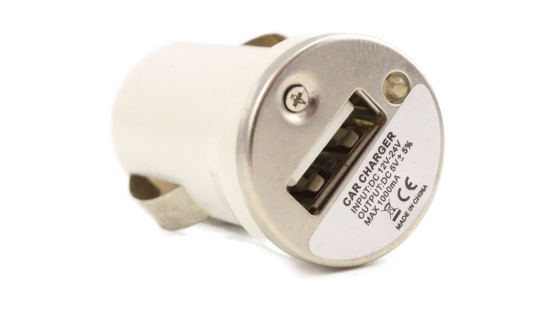 Adaptor priza bricheta USB -alb 55026WH