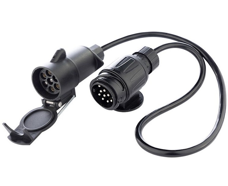 Adaptor Priza Remorca 13/7 Pini 12V Cu Cablu De 0,75M 86768