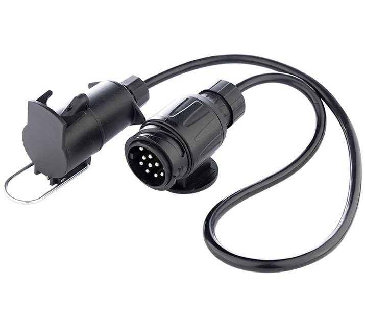 Adaptor Priza Remorca 13/7 Pini 12V Cu Cablu De 0,75M 86768