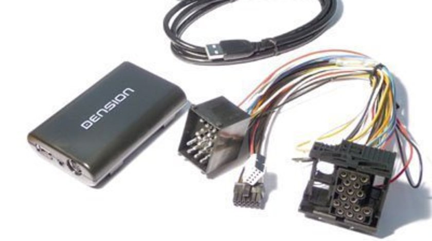 Adaptor USB iPod iPhone AUX-IN dedicat BMW E36 E46 E39 E38 X5 E53 Z3 Z8 Dension Gateway 300 GW33BM1