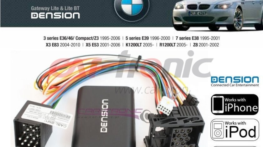Adaptor USB, iPod, iPhone, AUX-IN dedicat BMW Seria 3 E36 E46 Seria 5 E39 Seria 7 E38 X5 E53 Z3 Z8