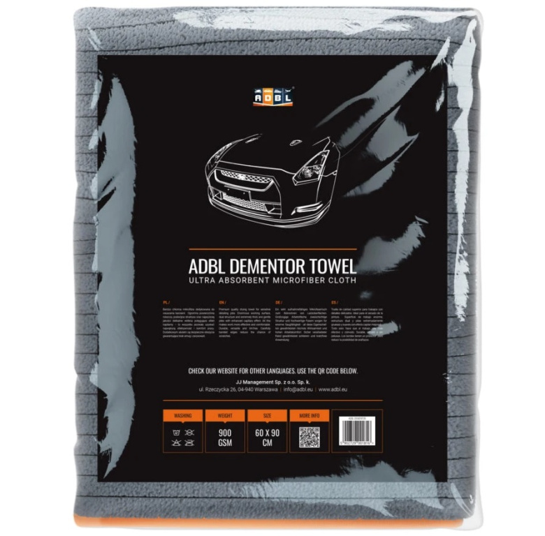 Adbl Dementor Towel Laveta Prosop Uscare Auto 60x90CM 900GSM ADB000120