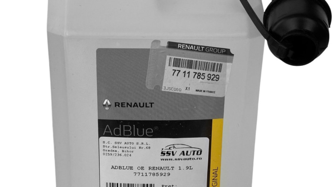 AdBlue Oe Renault 1.9L 7711785929