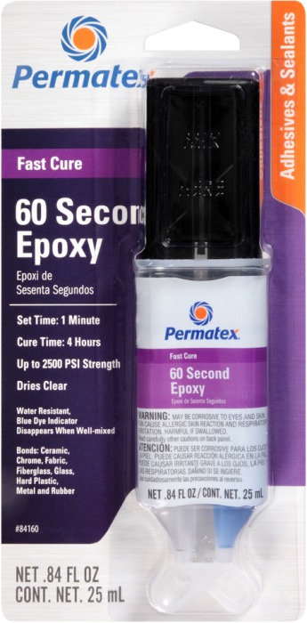 Adeziv Epoxy Permatex 60 Second Epoxy Transparent 25ML AMT60-023