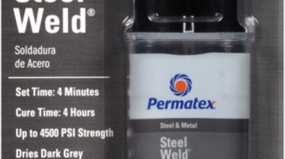 Adeziv Epoxy Permatex Metal Si Otel 4 Minute Gri 25ML AMT60-021