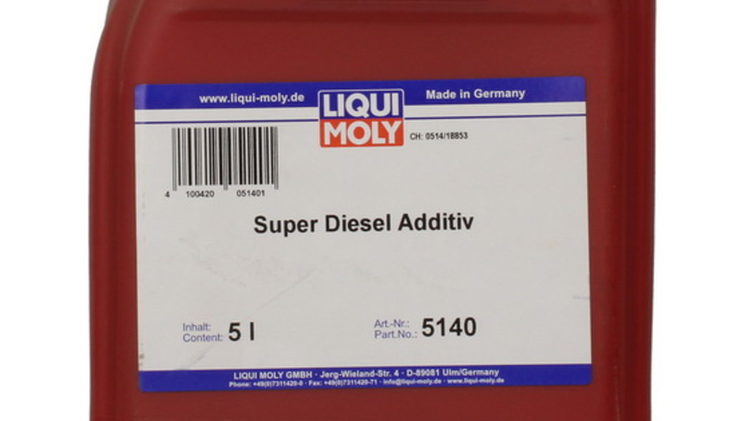 Aditiv diesel curatare sistem alimentare LIQUI MOLY 5L cod intern: A1443AE