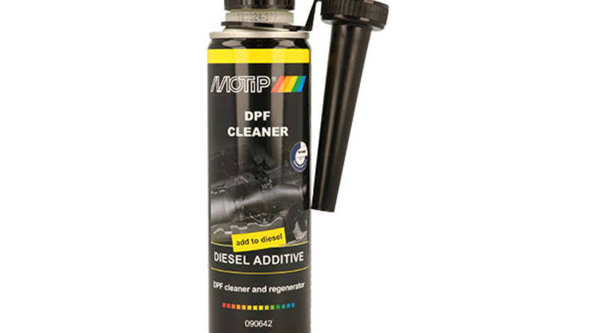 ADITIV PENTRU REDUCEREA DEPUNERILOR DE FUNINGINE (DIESEL) - DPF CLEANER 300 ML 383910 MOTIP