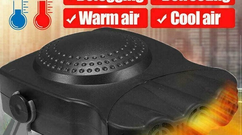 Aeroterma Auto 2 in 1 Cald - Rece Alimentare Bricheta 12V Putere 150W