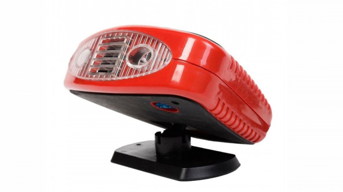 Aeroterma Auto 3in1, pentru ventilatie, incalzire sau dezaburire geam auto, 12V, 150W, cu lanterna AVX-AM01326