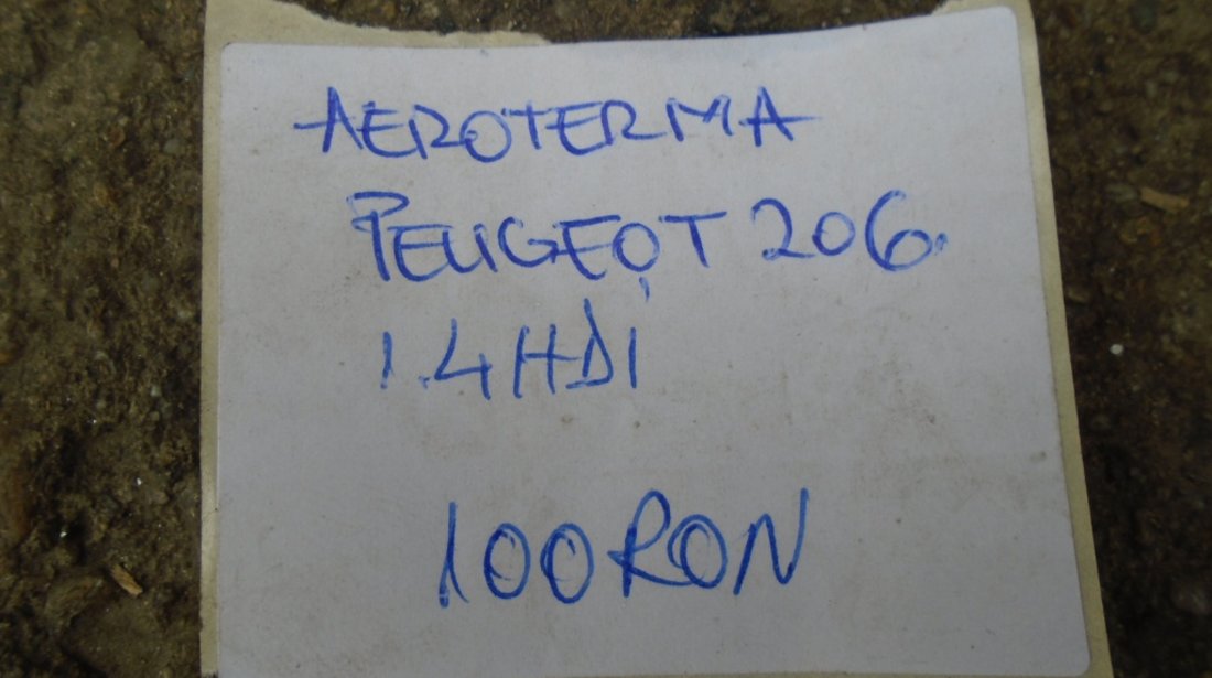 Aeroterma peugeot 206 1.4hdi