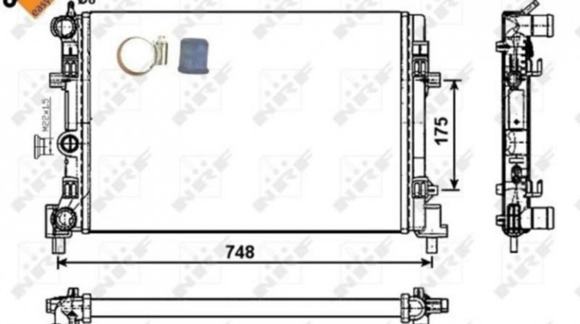 Aeroterma Volkswagen VW CADDY III caroserie (2KA, 2KH, 2CA, 2CH) 2004-2016 #3 05991106