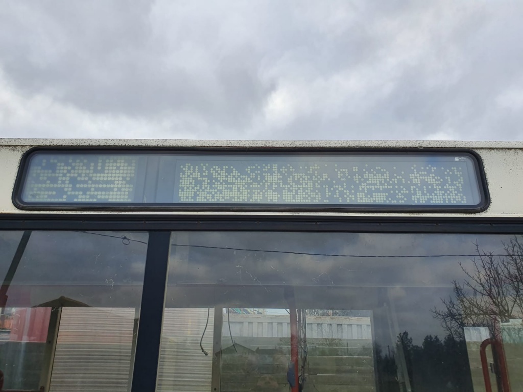 Afisaj autobuz led