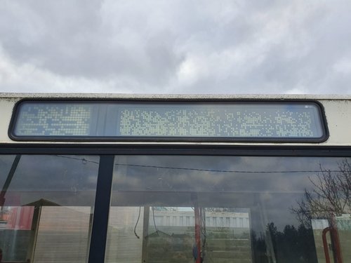 Afisaj autobuz led