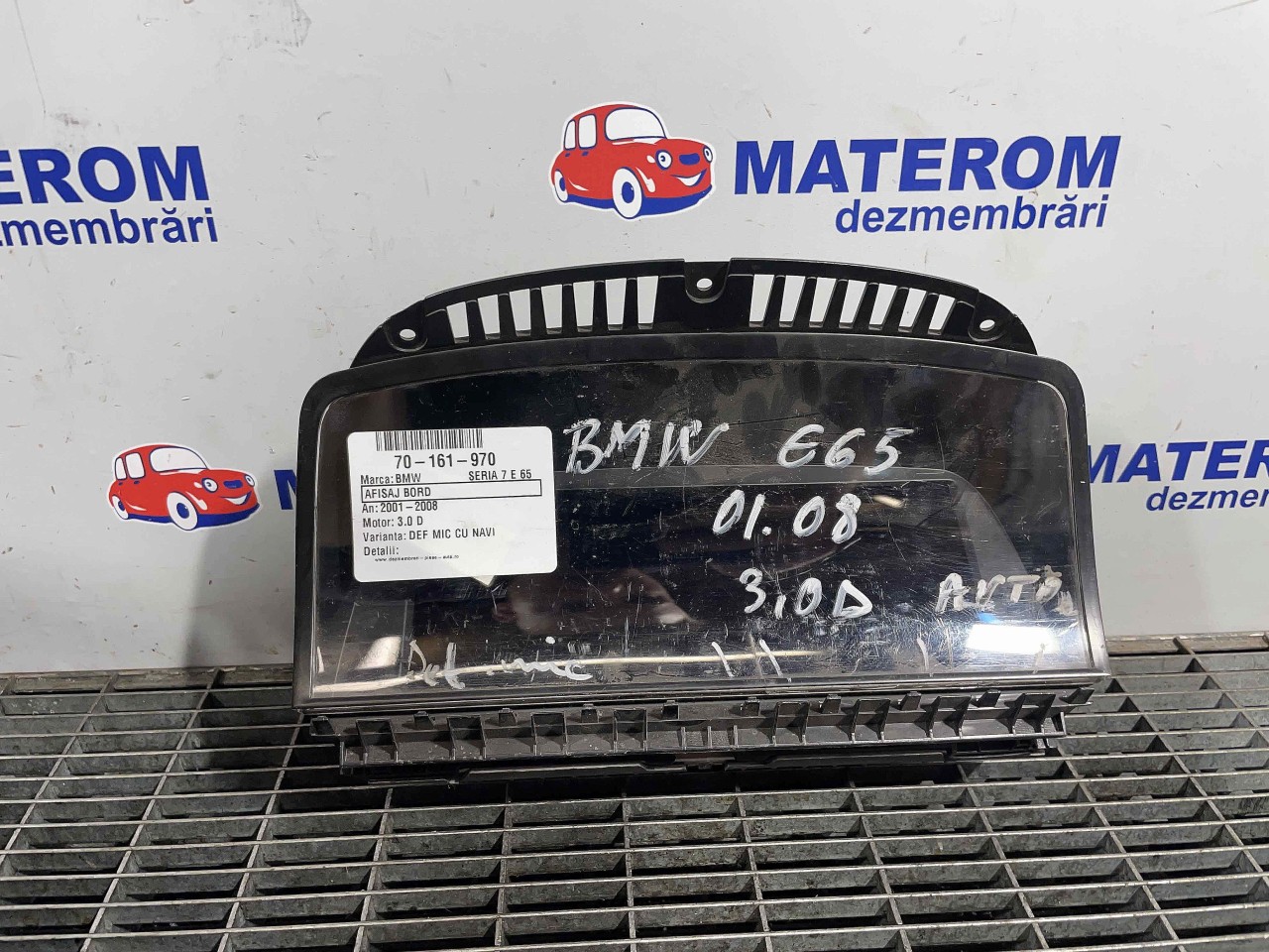 AFISAJ BORD BMW SERIA 7 E 65 3.0 D - (20