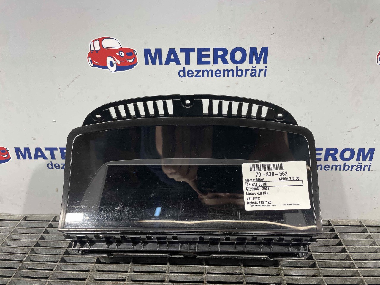AFISAJ BORD BMW SERIA 7 E 66 SERIA 7 E 66 4.0 INJ - (2005 2008)