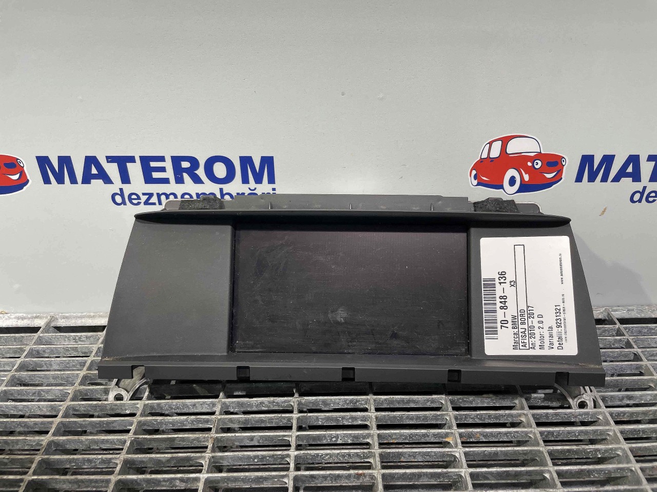 AFISAJ BORD BMW X3 X3 2.0 D - (2010 2017)