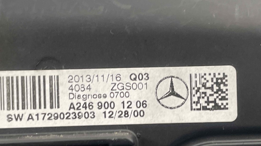 AFISAJ BORD MERCEDES A-CLASS A-CLASS 1.8 CDI - (2012 2018)