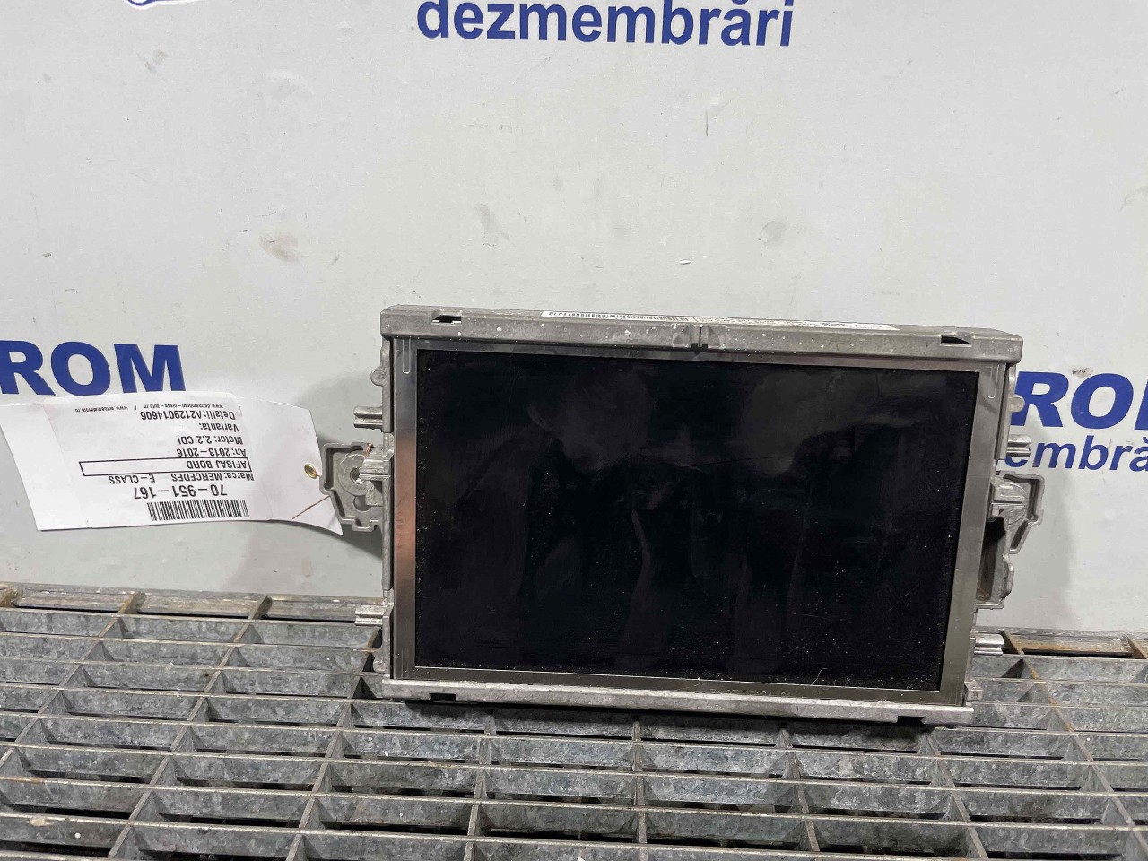 AFISAJ BORD MERCEDES E-CLASS E-CLASS 2.2 CDI - (2013 2016)