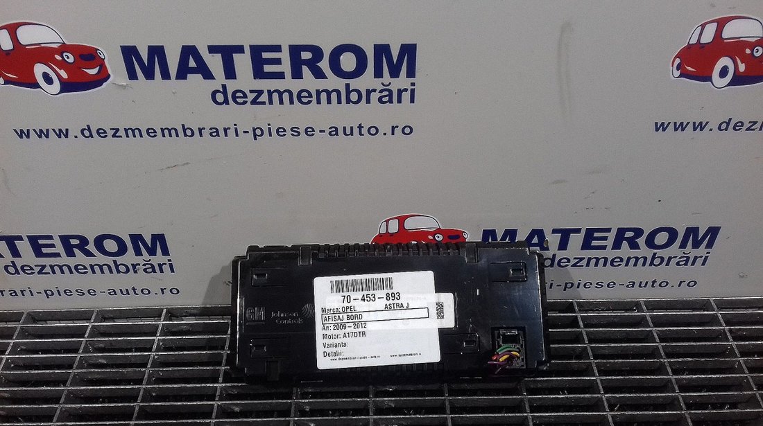 AFISAJ BORD OPEL ASTRA J ASTRA J A17DTR - (2009 2012)