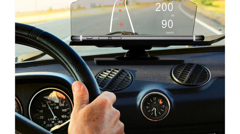 Afisaj Pe Parbriz Head Up Display Pentru Telefon Tip Hud