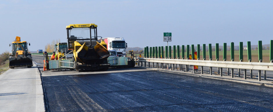 Ai drum spre Constanta? Autostrada A2 intra iar in reparatie pana la sfarsitul lunii mai