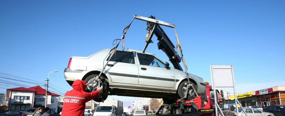 Ai grija unde parchezi! De azi incepe ridicarea masinilor parcate neregulamentar in Bucuresti